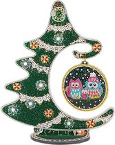 Diamond Painting "JobaStores®" Kerstboom op standaard 02