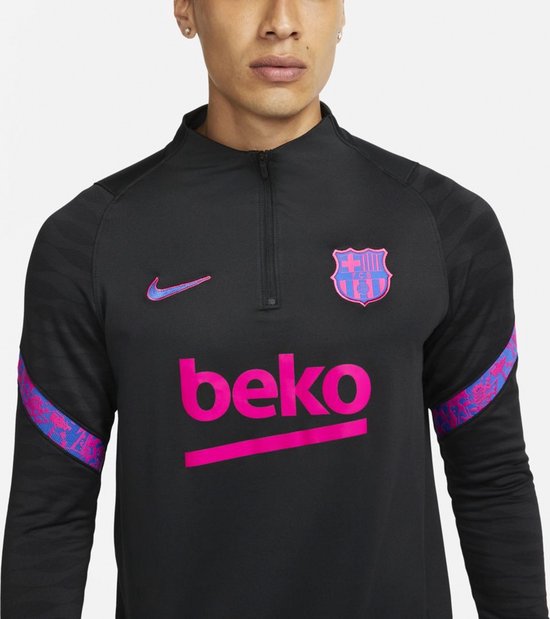 ウェア NIKE Barcelona Dri-FIT Strike setup US M Nike FC Barcelona Strike Drilltop Sporttrui - Maat S - Mannen