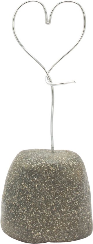 Mini Urn Hart - Urn voor as - grijs - handgemaakt - Lalief