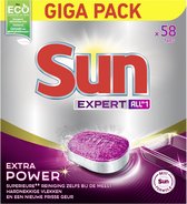 6x Sun Vaatwastabletten All-in-1 Extra Power 58 stuks