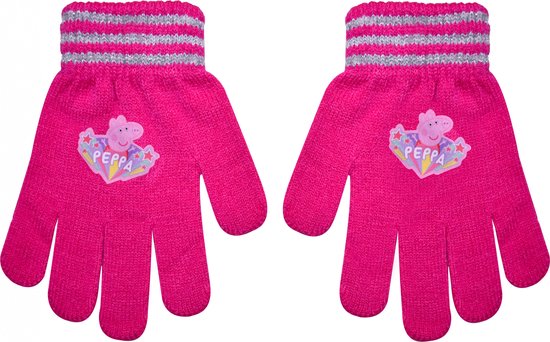 Nickelodeon Gants Peppa Pig Filles Acryl Rose Taille Unique