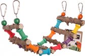 Back Zoo Nature Pepper Wood Colour Ladder - speelgoed voor papegaaien - sloopspeelgoed - hout - papegaai -  speeltje