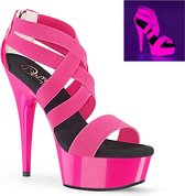 Pleaser Hoge hakken -40 shoes- DELIGHT-669UV US 10 Roze