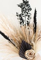 Droogbloemen | boeket 75cm | pampas pluimen | Cortaderia  | Golden Brown | Cudoo flowers | Cadeau vrouw -cudoo.nl