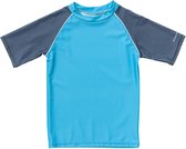 Snapper Rock - UV Rash Top voor kinderen - Korte mouw - Aqua Slate - maat 128-134cm
