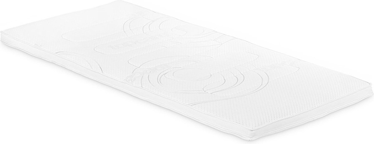 Topcare M-concept Visco Topper - Traagschuim SG50 Topdekmatras - 90x210 cm - Dikte 8 cm Wit