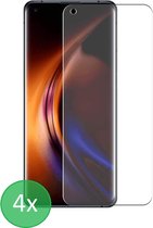 Geschikt Voor: Oppo Reno6 5G - 4x Screenprotector - screen protector - glas - bescherm - beschermglas