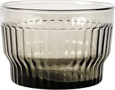 XLBoom Lima Schaal Small - Rond - Glas - Grijs - Ø 12 cm