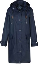 BJØRNSON Släppa PU Parka Jas / Regenjas Dames - Waterdicht - Maat 48 - Blauw