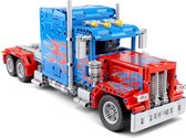 Mould King 15001 Muscle Truck Peterbilt - Vrachtauto - Compatible met de bekende merken - Motoren, accu, afstandsbediening - DIY - 839 onderdelen - Mouldking