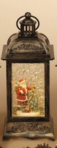 Kerst Lantaarn draaiend water 10,4x10,4x27,5 cm