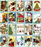 Boekje met 100 velletjes hobbypapier - Christmas Story - Kerstpapier voor oa. bulletjournal, scrapbooking en het maken van kerstkaarten