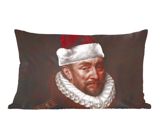 Sierkussens - Kussentjes Woonkamer - 50x30 cm - Willem van Oranje - Adriaen Thomasz - Kerst