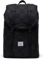 Herschel Supply Co. Retreat Rugzak black checkered textile