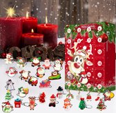 Giftforyoushop Adventskalender - Kalender - Kerst - Cadeau – Verassing- sleutelhanger- kerstboom