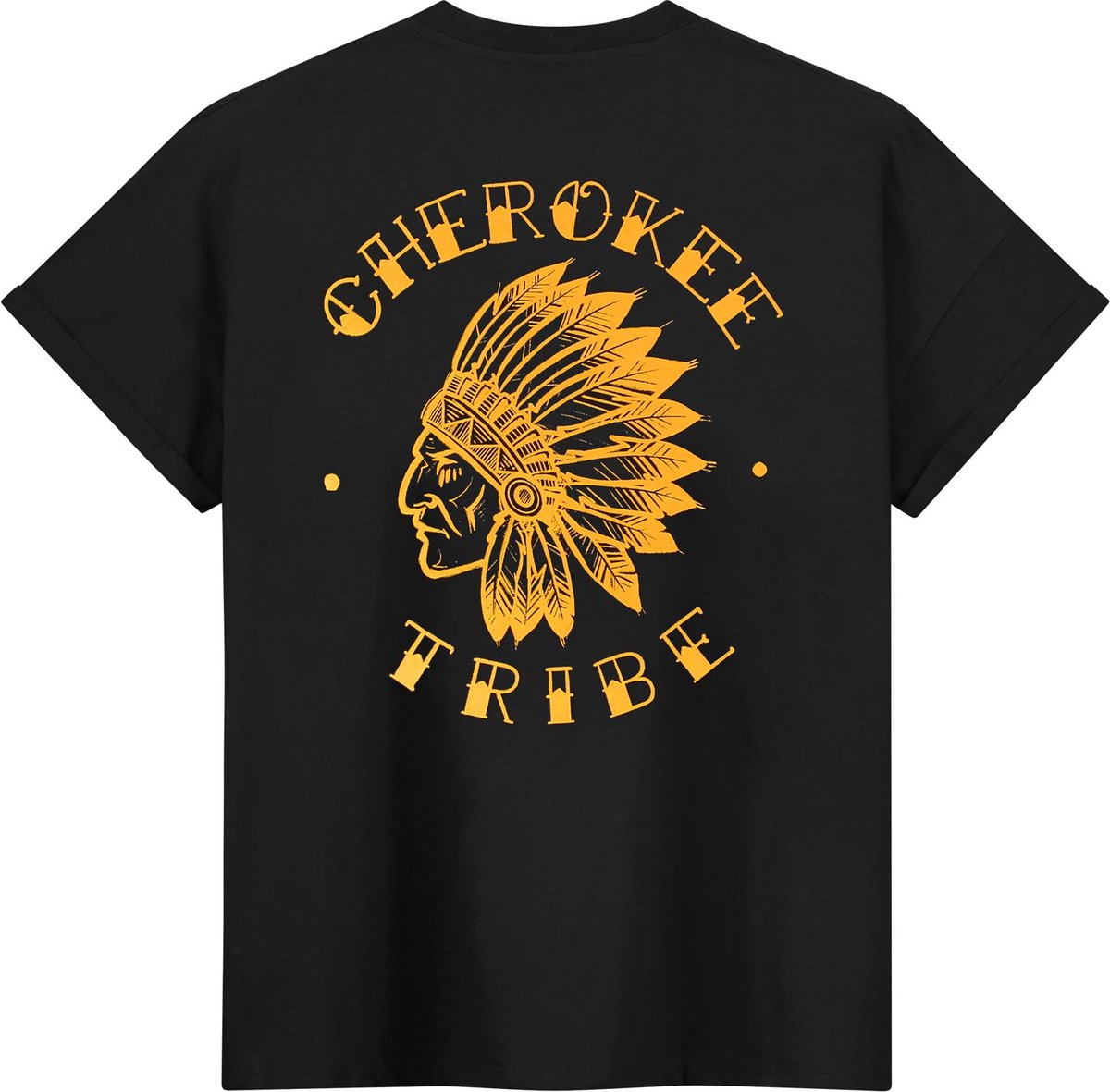 Cherokee Tribe Oversized T-shirt Zwart