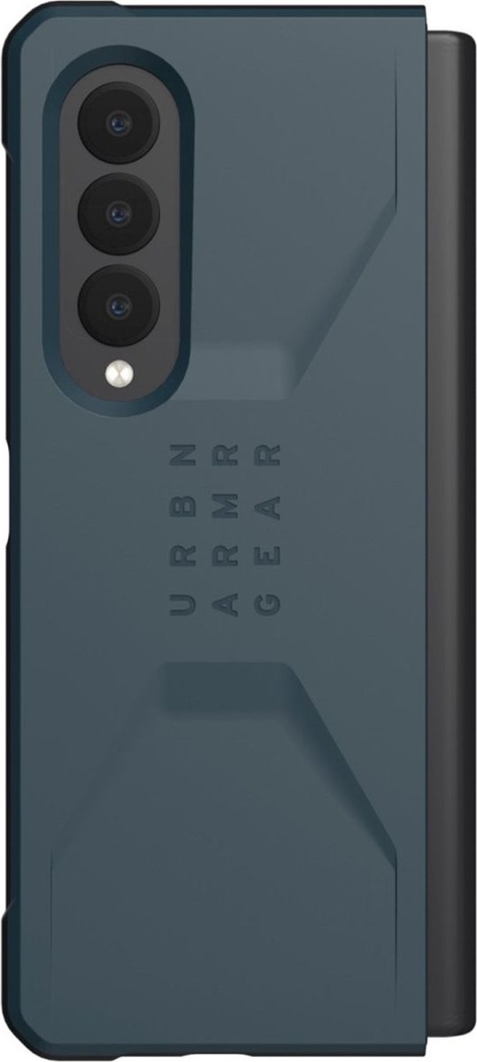 UAG - Civilian backcover hoes - Geschikt voor Samsung Galaxy Z Fold3 - Blauw