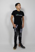 Jongens slim fit jeans the black stop maat 146