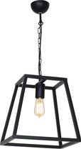 Hanglamp zwart of roest landelijk E27 300mm hoog
