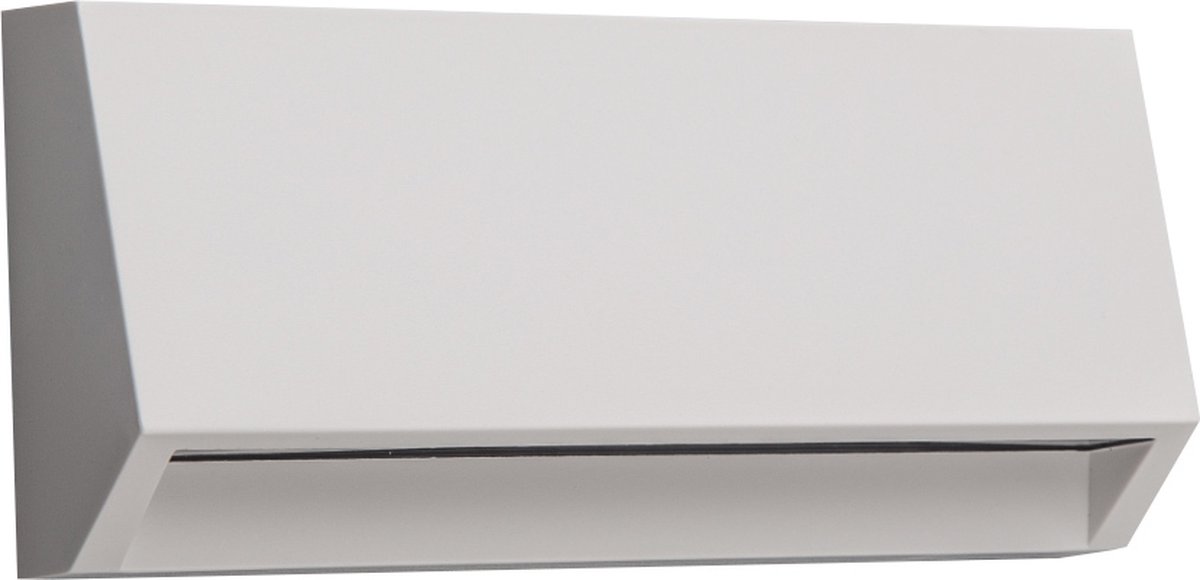 Kito wandlamp wit IP65 - geïntegreerde SMD LED 3W, 280 lumen, 3000K warm wit, 1 lichtpunt