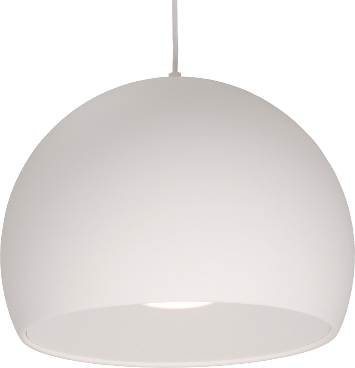 Xolo hanglamp diameter 400mm, LED 7W dimbaar, 670 lumen warmwit (2700K), kabel 300cm, wit