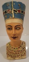 Nefertiti - Beeld - 10 x 6 x 4 cm - Hemisfeer - Replica Van Het Echte Beeld - Merk Mysticalls