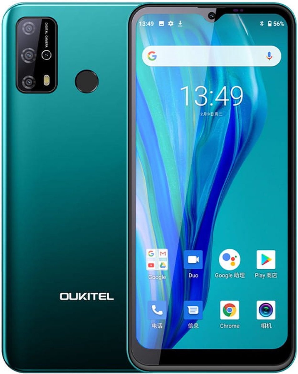 Oukitel C23 Pro 16,6 cm (6.53) Android 10.0 4G 4 GB 64 GB 5000 mAh Groen