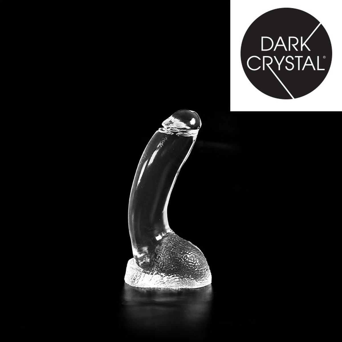 Goedkoopste Dark Crystal Dildo 21,5 x 5 cm - transparant
