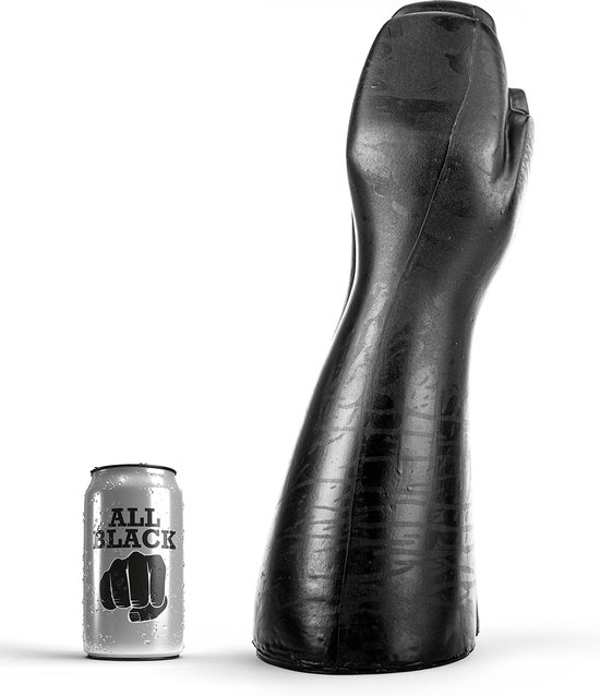 All Black Fisting Dildo 42 cm - zwart