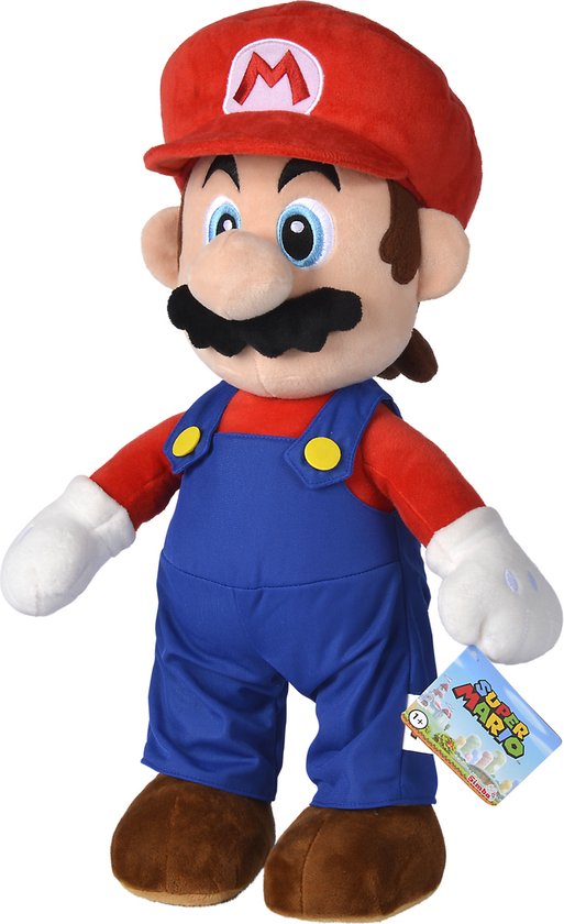 Super Mario Mario Pluche, 50cm - Knuffel