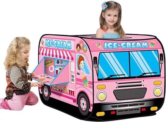 TDR-kinder auto tent- opvouwbare tent -speelhuistent  ijswagen 112*70*75 — afbeelding 4