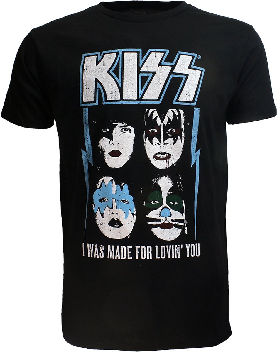 T-shirt KISS I Was Made For Lovin' You Band - Merchandise officielle | bol