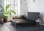 Zydante - Complete Boxspring Alpha Inclusief Geïntegreerde Topper & Matras Ca. 20cm - 140x200 - Antraciet