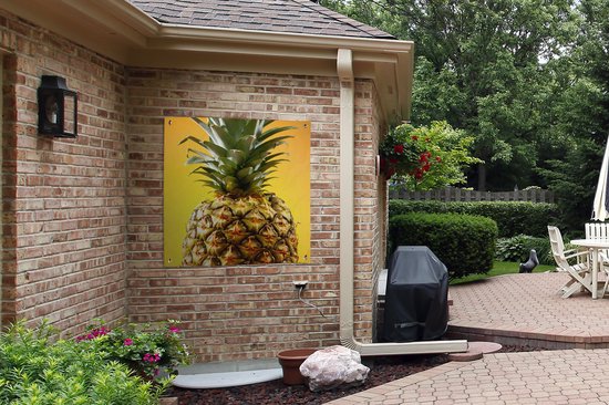 Serviette de jardin Ananas - Fruit - Jaune - 100x100 cm