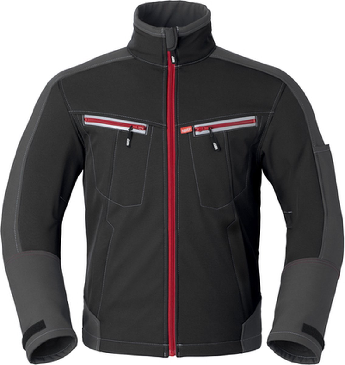 Havep 40145 Softshell Zwart/Charcoal Grijs maat M