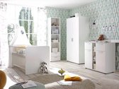 Basic Collection Babykamer Bob 3-Delig Inclusief Ledikant, Commode en Kledingkast