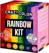 Crazy Color Semi permanente haarverf kit Rainbow Regenboog