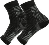 WiseGoods Luxe Sport Sokken - Sportsokken - Voeten - Voetenwarmer - Dames - Heren - Kleding - Socks - Outdoor - Zwart - L/XL