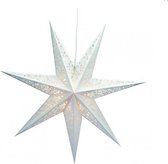 VALLBY Star - 75cm - Chrome Paper - Kerst ster - Voor in het stopcontact