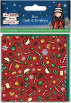 Mini Cards & Envelopes (8pcs) - Santoro - Christmas