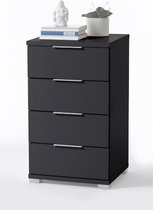Emob - Nachtkastje - Zwart - 46cm