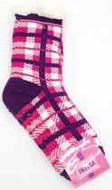 Kerstsokken unisex sokken wintersokken gevoerde sokken huissokken fleece sokken dikke sokken fluffy sokken slofsokken warme sokken multicolour maat 39-42