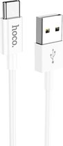 HOCO USB C kabel - Android Oplaadkabel - USB naar USB-C - 1 Meter - Wit