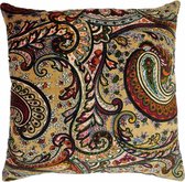 Hoyz | Paisley Sand Kussen | 45 X 45 | Sierkussen Voor Woonkamer Of Slaapkamer