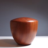 Bosurn model Sedum - Houten grote urn - Mahonie