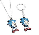 Sonic ketting + sleutelhanger