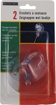 Peha Zuignappen Met Clip 8 Cm Transparant 2 Stuks