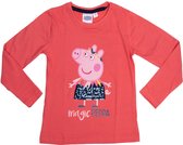 Peppa Pig shirt met lange mouw - met pailletten - katoen - maat 98/104