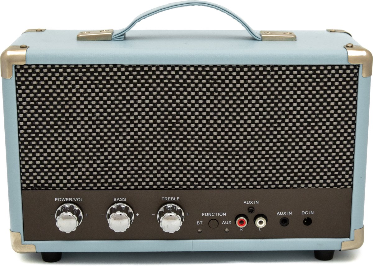 GPO WESTWOODBLU - Bluetooth speaker Westwood nostalgisch blauw