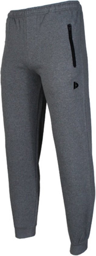 Pantalon de survêtement Donnay avec élastique - Joey - Pantalon de sport - Junior - Taille 152 - Argent chiné